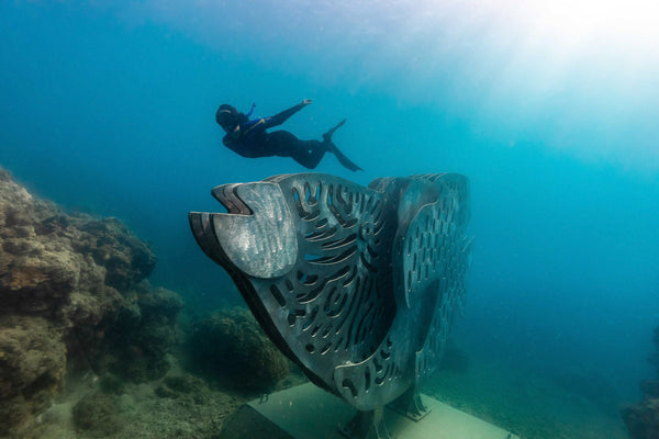 The Underwater Art Trail Helping Reefs Recover in the Whitsundays